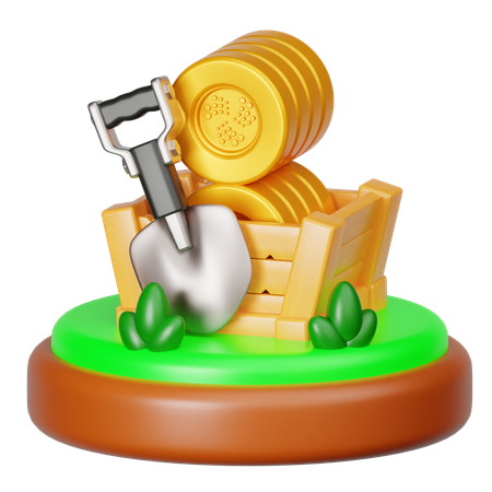 Lota Mining  3D Icon