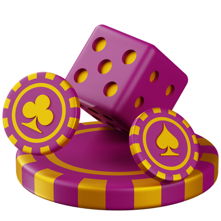 Lote de juegos de casino  3D Icon