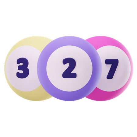 Boule de loterie  3D Icon
