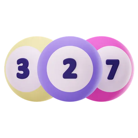 Boule de loterie  3D Icon