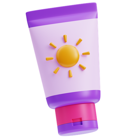 Crème solaire  3D Icon