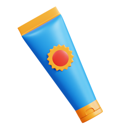 Crème solaire  3D Icon