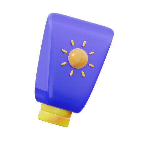 Crème solaire  3D Icon