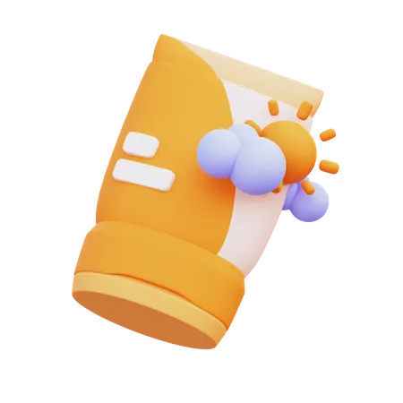 Crème solaire  3D Icon