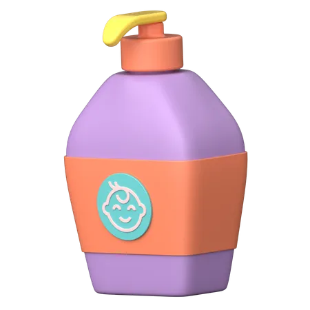 Lotion pour bébé  3D Icon