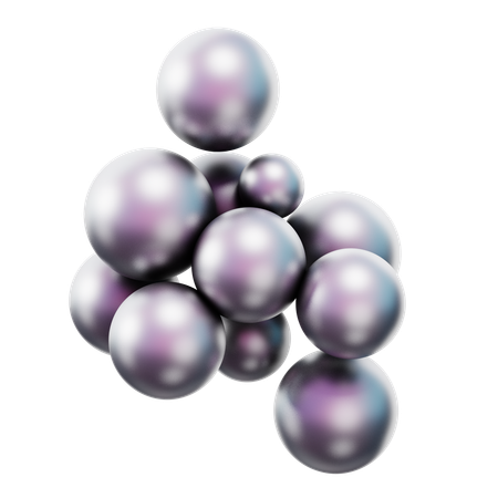 Lots Of Bubbles  3D Icon