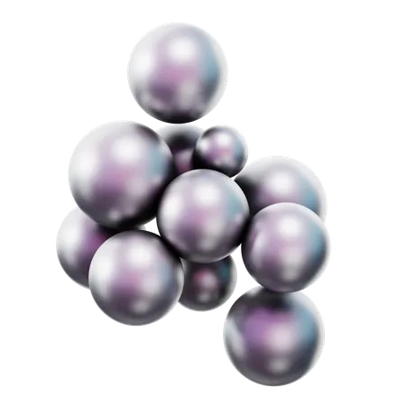 Lots Of Bubbles  3D Icon