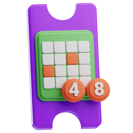 Lotterie  3D Icon