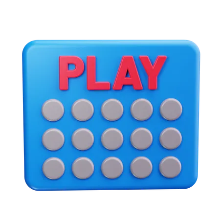 Lottery Ticket  3D Icon