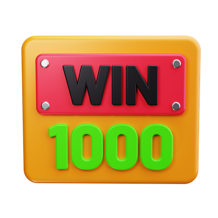 Lottery Winner  3D Icon