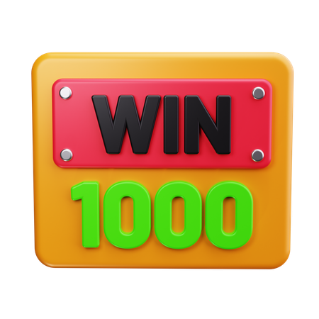 Lottogewinner  3D Icon