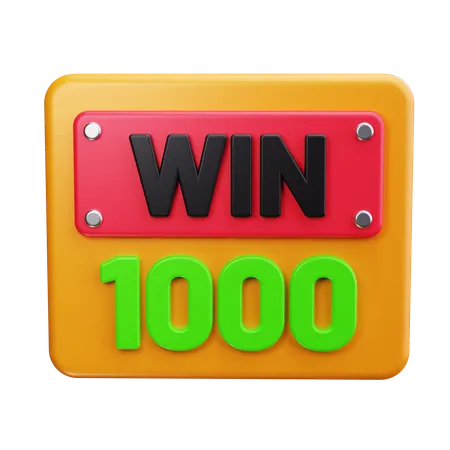 Lottogewinner  3D Icon