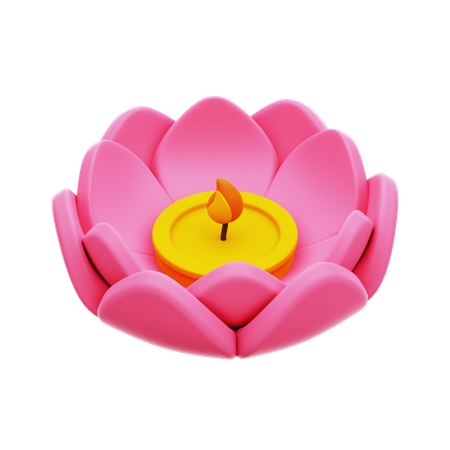 Lótus  3D Icon