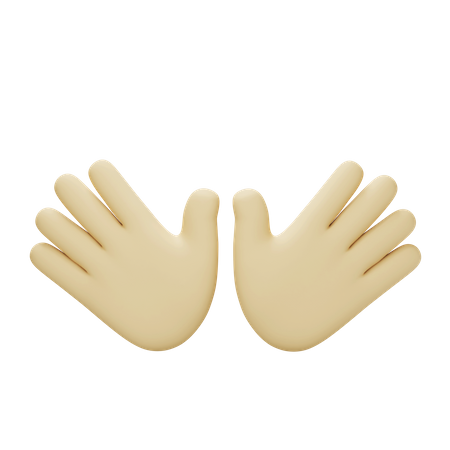 Féliciter le geste à deux mains  3D Icon