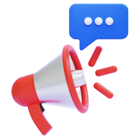 拡声器  3D Icon