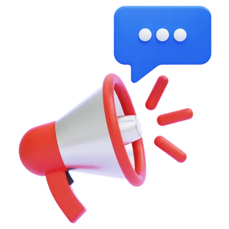 拡声器  3D Icon