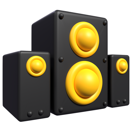 Loud Speaker  3D Icon