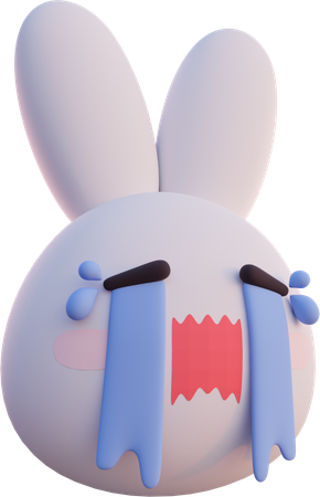 Loudly Crying  3D Icon