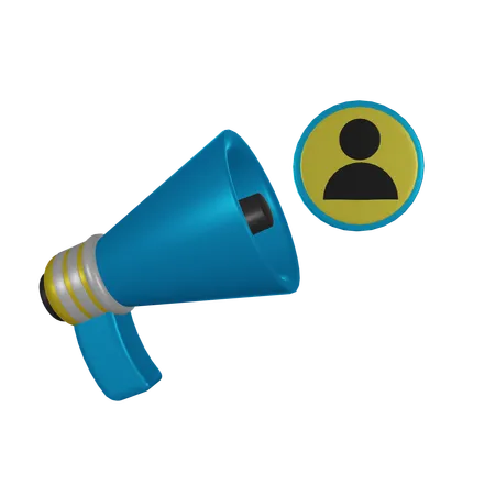 Loudspeaker  3D Icon