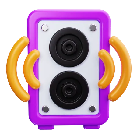 Loudspeaker  3D Icon