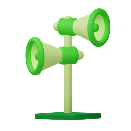 Loudspeaker  3D Icon