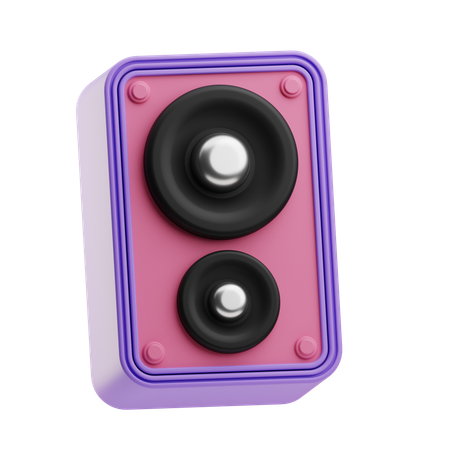 Loudspeaker  3D Icon