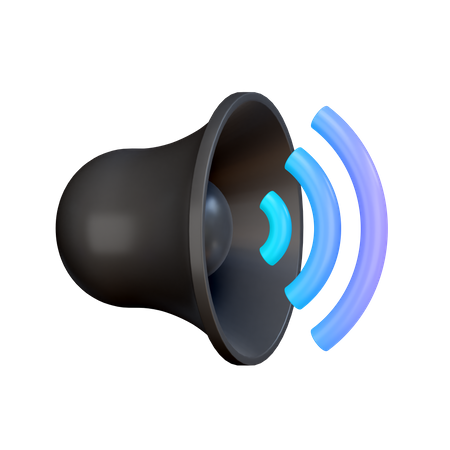Loudspeaker  3D Icon