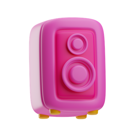 Loudspeaker  3D Icon
