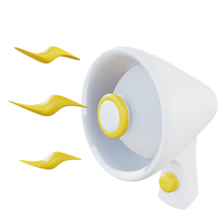 Loudspeaker  3D Illustration