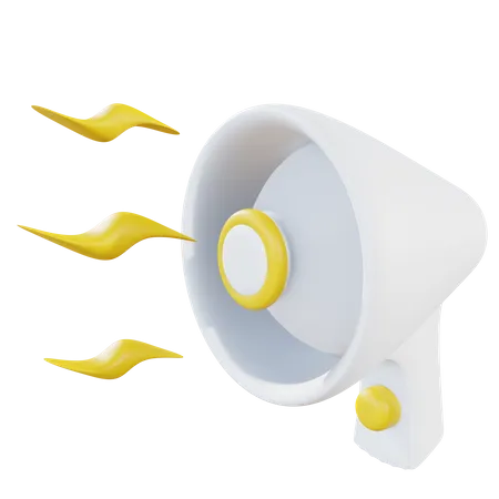 Loudspeaker  3D Illustration