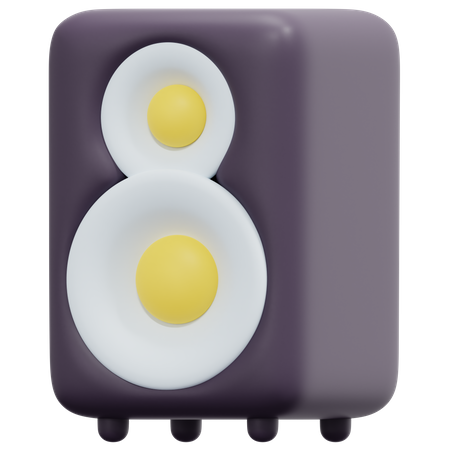 Loudspeakers  3D Icon