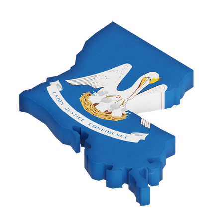 Louisiana  3D Icon