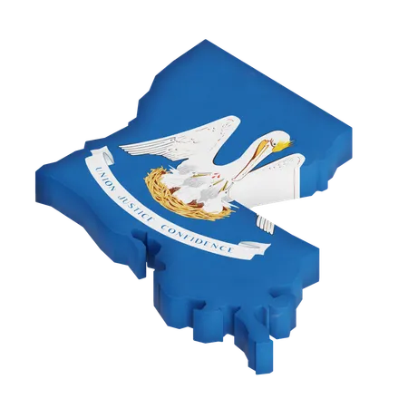 Louisiana  3D Icon
