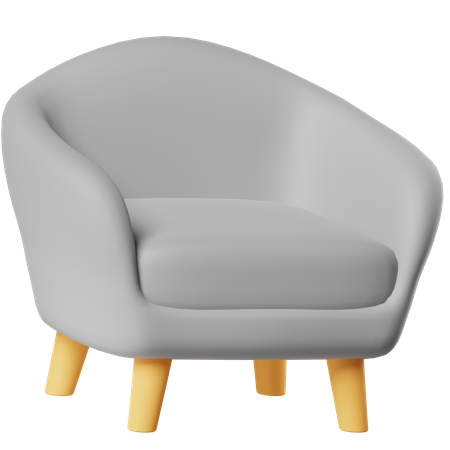 Lounge Chair  3D Icon