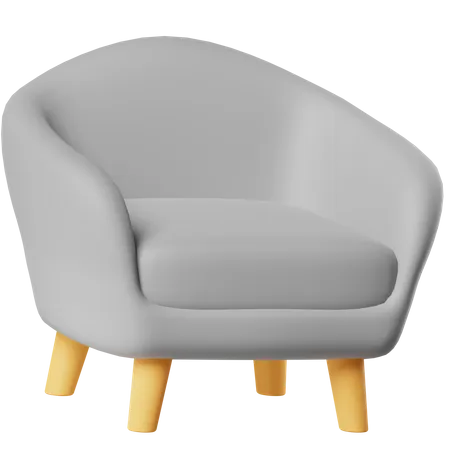 Lounge Chair  3D Icon