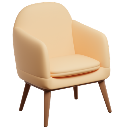 Lounge Chair  3D Icon