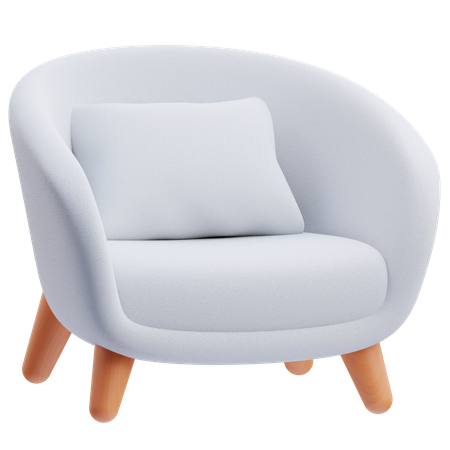 Lounge Chair  3D Icon