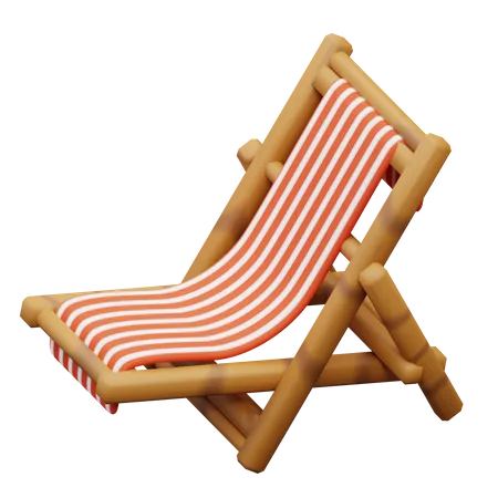 3 D Illustration Of Lounge Chair 3D Icon