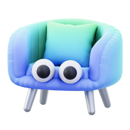 라운지 의자  3D Icon