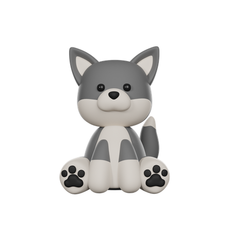 Loup  3D Icon