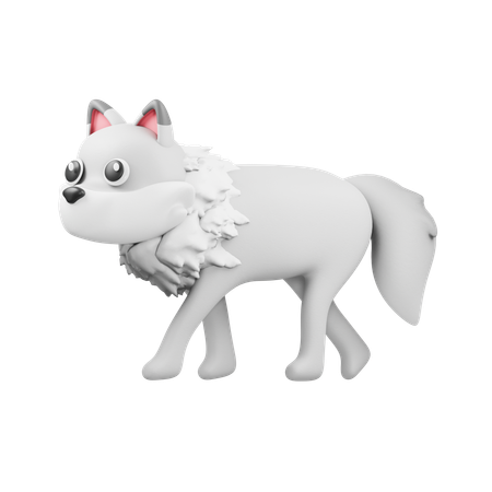 Loup  3D Icon