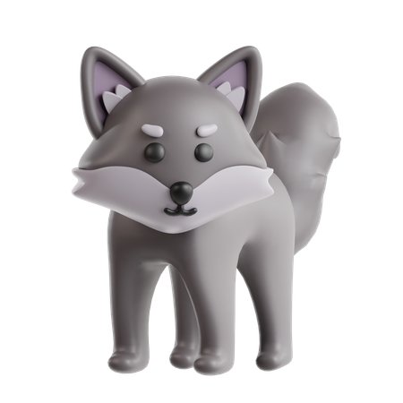 Loup  3D Icon