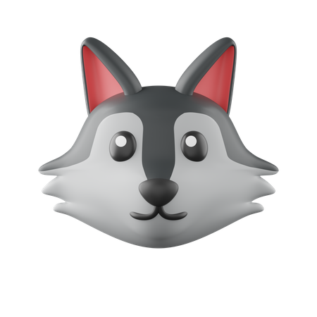 Loup  3D Icon