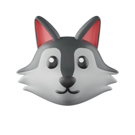 Loup  3D Icon