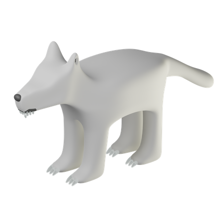 Loup  3D Icon