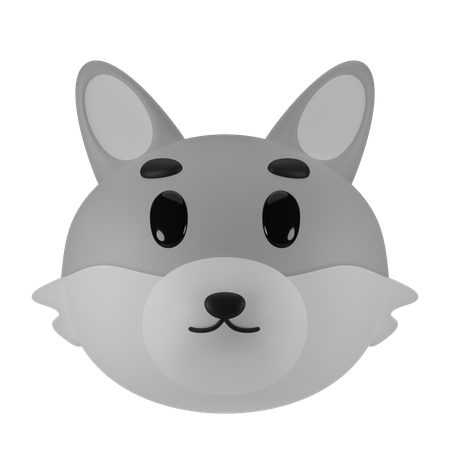 Loup  3D Icon