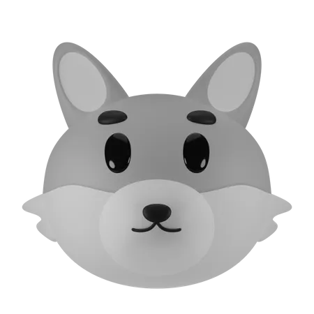 Loup  3D Icon