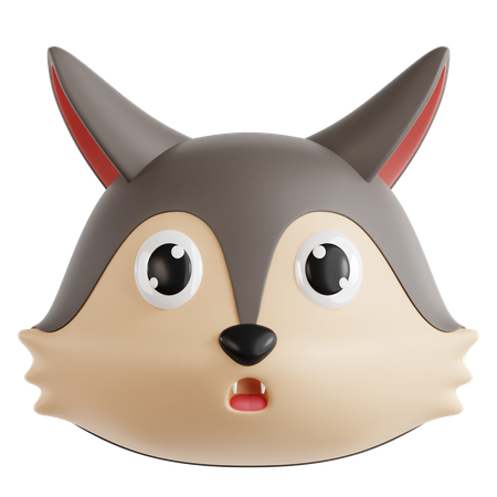 Loup  3D Icon