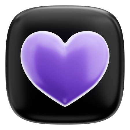 사랑  3D Icon