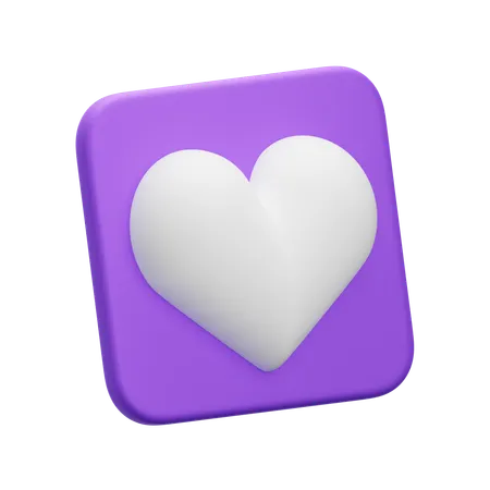 Love  3D Icon